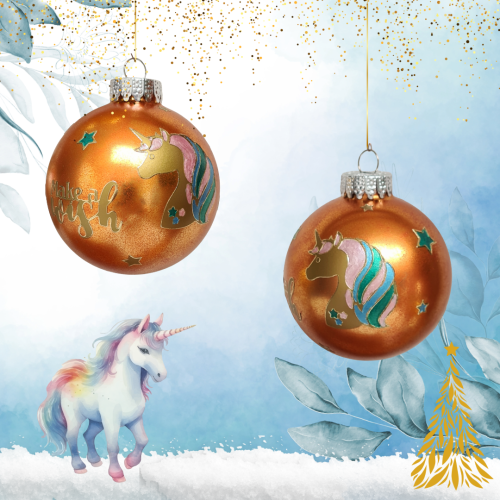 Christbaumkugel "Einhorn"