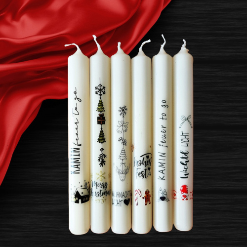 Weihnachtliche Stabkerzen 2