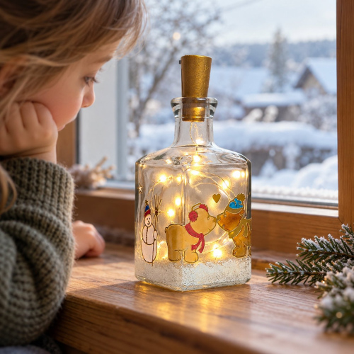 Flaschenlicht "Bussi Bärchen"