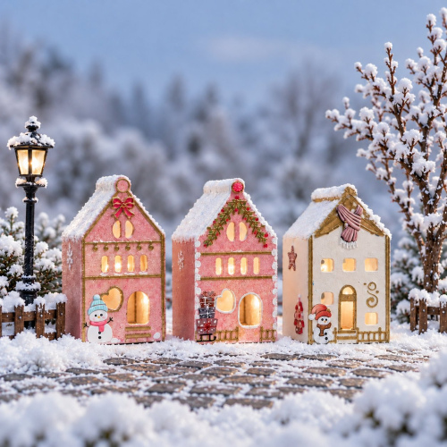 Häuschen "Pink Christmas"